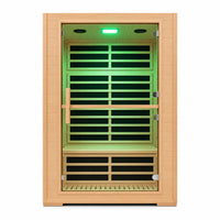 Infrared Sauna Built to Transform Home Recovery, 2000W Carbon Mica Panels, Canadian Hemlock, Smart Controls