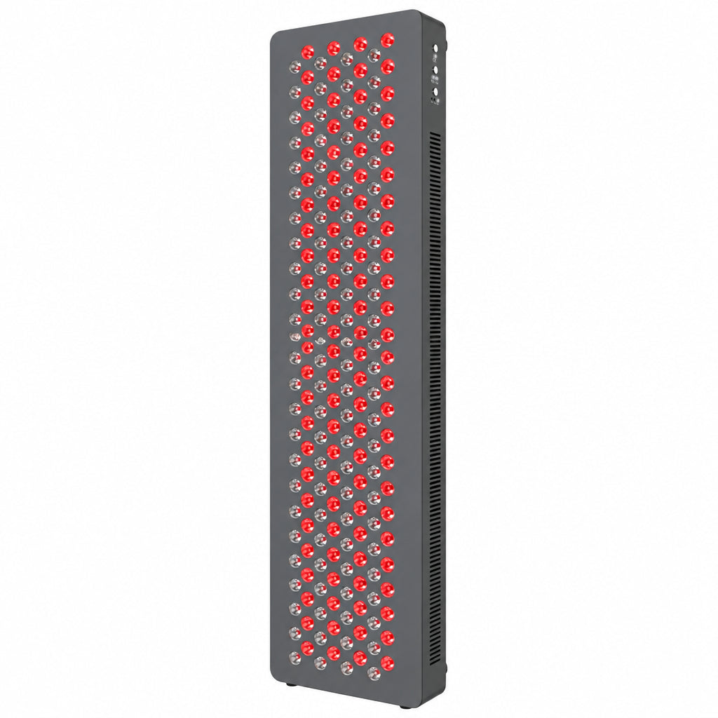 Full Body Red Light Therapy Panel, 200 Leds, 660Nm Red & 850Nm Near-Infrared Light, Built-In Timer, Door Hanging Kit