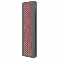 Full Body Red Light Therapy Panel, 200 Leds, 660Nm Red & 850Nm Near-Infrared Light, Built-In Timer, Door Hanging Kit