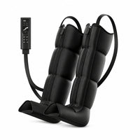 Leg Compression Massager, Full-Leg Compression Boots, Black Medium