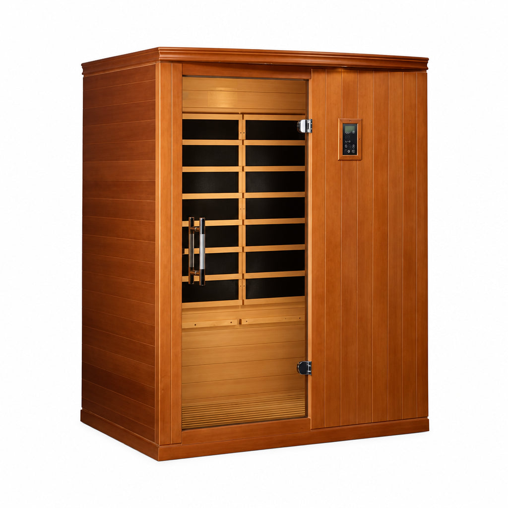 3 Person Low EMF Infrared Lighting Home Sauna