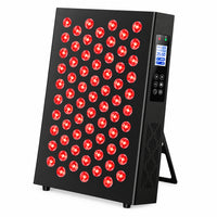 Red Light Therapy Box, 5In1 LED with 630-660-810-830-850, Metal Case, 3 Modes Red Light Panel with Soft Belt, 6 Timing Set - 9 Pulse Modes - 4-Level - Red Light Therapy Panel for Body